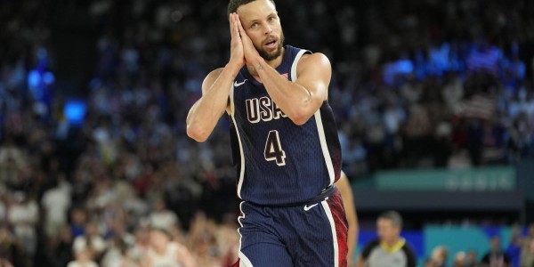 戈贝尔谈奥运输球：看库里爆发很沮丧，但他的伟大只能脱帽致敬